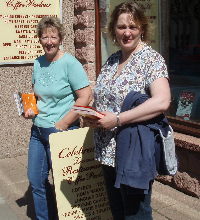 leafletting Turriff to stop BNP