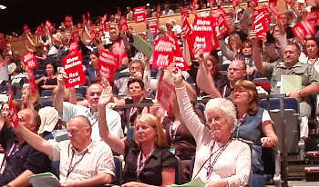 Voting at conference