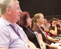 Branch delegates at conference