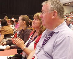 Branch delegates at conference