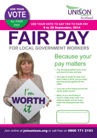 Fair pay poster