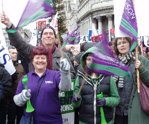 Members at Rally