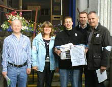 Pickets at Gordon House