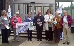 Pickets at Woodhill