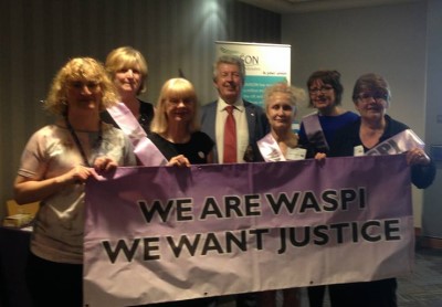 WASPI women and Lewis Macdonald